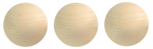 Dollhouse Miniature Playscale: 3/4 Inch Wooden Ball, 8/Pk